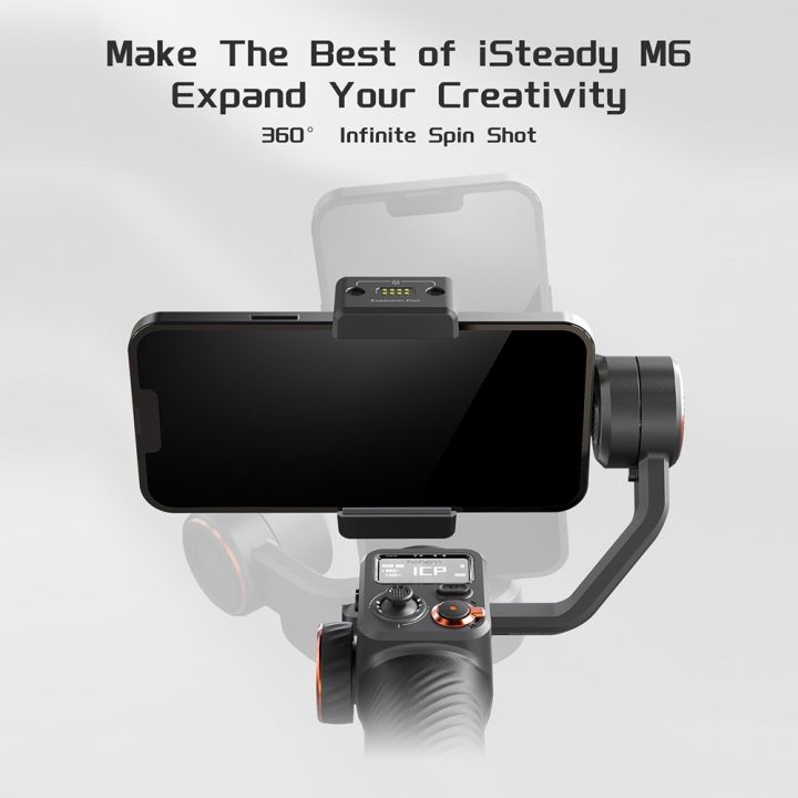 hohem%20iSteady%20M6%20Kit%203-Axis%20Smartphone%20Gimbal%20Stabilizer%20with%20AI%20Vision%20Sensor%20and%20Fill%20Light%20Module%20-%20#2%20-%20Image%205