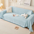 French cream style sofa towel sand release full cover net red blanket single sofa cover sofa cushion cover cloth.
