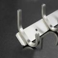 Wall-mounted Stainless Steel Coat Hook Bathroom Towel Hook Space Saving Kitchen Door Back Storage Hooks Robe Wall Hook. 