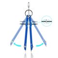 ARELENE 3X Professional Compass, Compass Geometry Set with Lock, Math and Precision Compass, Metal and Durable Tool (Blue). 