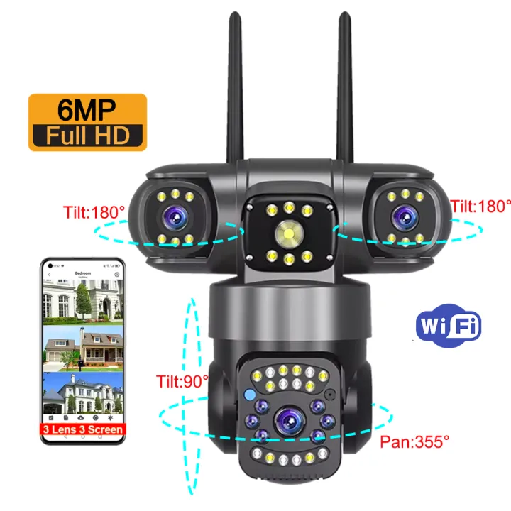 V380%20Network%206MP%20Real%20Triple%20Lens%20Outdoor%20Camera%20Waterproof%20HD%20Outdoor%20Camera%20-%20Image%202