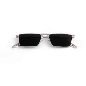 Sunglasses 2021 Fashion small box metallic frame rectangle glasses New Vintage Men and Female Luxury Designer Driving Glasses