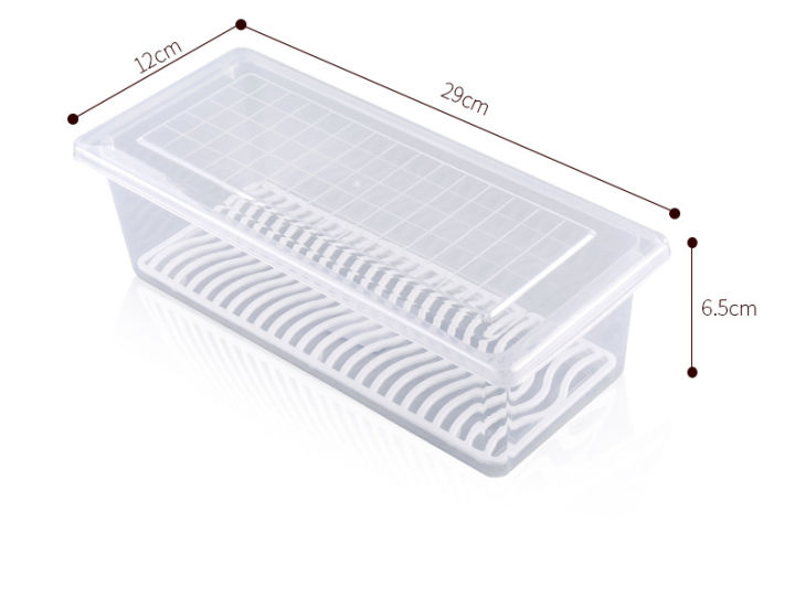 Kitchen%20Classification%20Draining%20Crisper%20Plastic%20Big%20Fish%20Box%20Seafood%20Vegetables%20Rectangular%20Refrigerator%20Refrigerated%20Storage%20Storage%20Box%20-%20Image%202