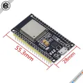 NodeMcu ESP32 32S Wroom (38 Pin Big Size) Built-in WIFI + BLUETOOTH SoC Module CP2102 32BIT, 240MHZ 30P DEVELOPMENT BOARD for Robotics, IOT and DIY Electronic Project.Alternative of Arduino and Raspberry pi.. 