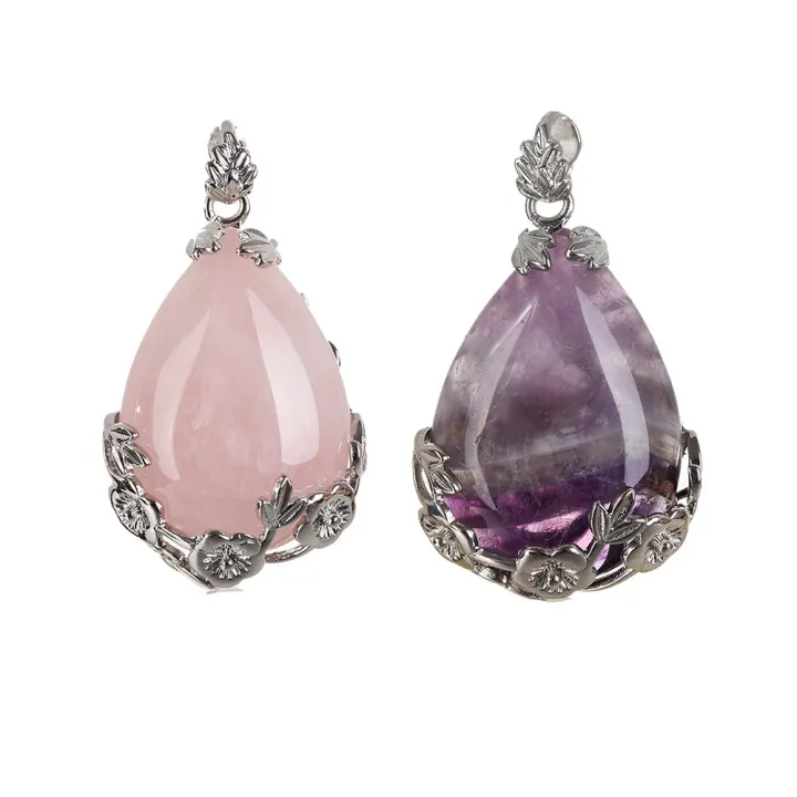%E3%80%90Hannah%20Martin%20Store%E3%80%91Vintage%20Natural%20Quartz%20Teardrop%20Flower%20Gemstone%20Necklace%20Pendant%20Water%20Drop%20Pendants%20-%20Image%203