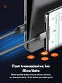 LDNIO 65W Type-C Fast Charging Cable, Type-C to Type-C Mobile Phone Charging Cable -1M.