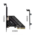 PCIe 4.0 X4 to Oculink SFF8611/8612 Expansion Card to SFF-8639 U.2 SSD for External Graphics Card for Win/Linux.