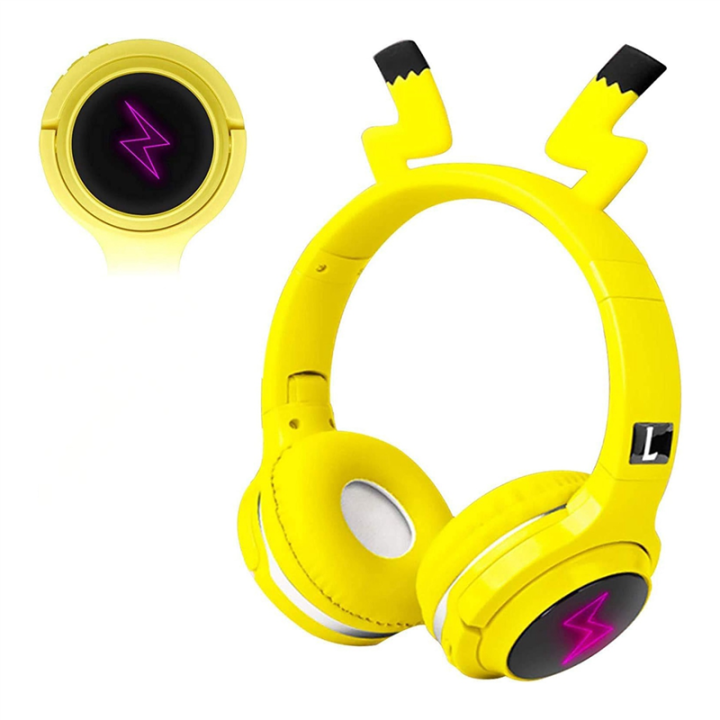 Cute over Ear Headphones Wireless Headset with Microphone, for PC