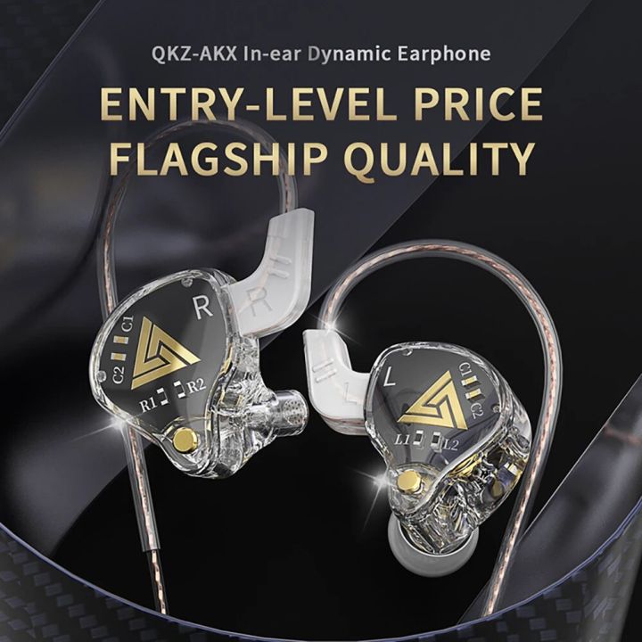 QKZ%20AKX%20HIFI%20Heavy%20Bass%20Transparent%20Earphones%20IEM%20Monitor%20Level%203.5mm%20In-Ear%20Music%20Headphone%20Dynamic%20With%20Mic%20Wired%20Headset%20DMX%20-%20Image%206