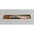 Honda Name Plate Stainless Steel Logo For Honda Name Logo Golden Colour. 