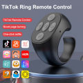 2024 Bluetooth Tiktok Remote Control Ring Gadget Flipping Selfie Fingertip Controller Give Likes 4 Buttons 10m for IPhone Xiaomi. 