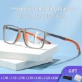 Progressive Reading Glasses for Men Anti Blue Ray Prescription Glasses Male Hyperopia Multifocal Progressive Glasses Frame. 
