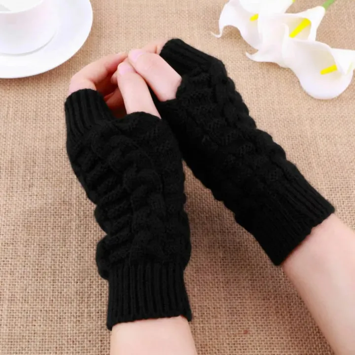 Women%E2%80%99s%20Knitted%20Fingerless%20Winter%20Gloves,%20Long%20Stretchy%20Mittens%20for%20Warmth%20and%20Comfort%20-%20Image%202