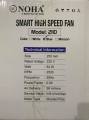 NOHA Smart High Speed Fan 10 inch.