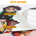 Douma Motion Sticker Anime Demon Slayer Lenticular Waterproof Decals for Cars,Laptop,Refrigerator,Wall,Etc. Gift. 