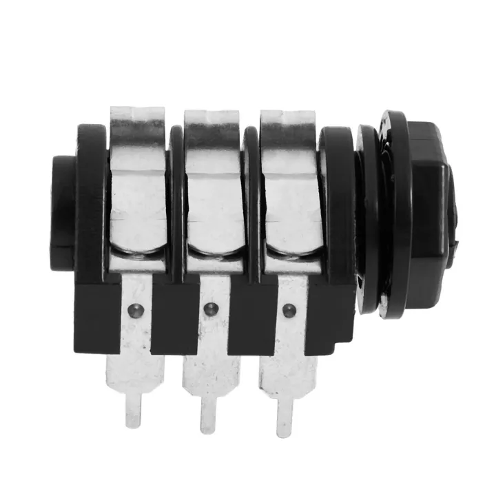 2Pcs%201/4"%206.5mm%20Stereo%20Audio%20PCB%20Panel%20Mount%20Headphone%20Jack%20Socket%206%20Pin%20-%20Image%204