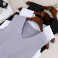 3Pieces/Lot Seamless Sleeveless Undershirt Tank Top Men Fitness Shirts Mens Bodybuilding Workout Vest Factory Outlet V Neck. 