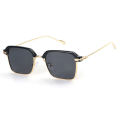 Stylish men's and women's universal half frame sunglasses Fashion sunglasses wholesale custom logo sunglasses  CX1. 