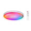 Smart ceiling lamp wifi bluetooth remote control rgbcw lamp (EU). 