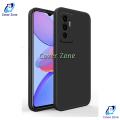 For vivo V23E Heavy strong Liquid Silicone Soft Gel Rubber Shockproof Back Cover. 