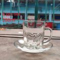 Glass Tea/Coffee Mug - 6 Pieces with Saucers Prics ( Kach, 77+piris ).