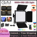 GVM 800D-RGB Video Işığı Fotoğrafçılık için Led Aydınlatma 3200K-5600K Fotoğraf Stüdyosu Kamera Photoflood Fotoğrafları PK Yongnuo Godox. 