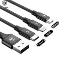 Baseus Rapid Series 3-in-1 Cable Micro+Dual Lightning 3A (1.2M). 