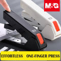 M G Heavy Duty Stapler Effortless Paper Stapling Machine 50 Sheet School Office Supply Stationery Staples Power Saving Stapler minghao. 