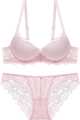 Comfortable Foam Net Bra and Panty Lingerie Set for Women. 