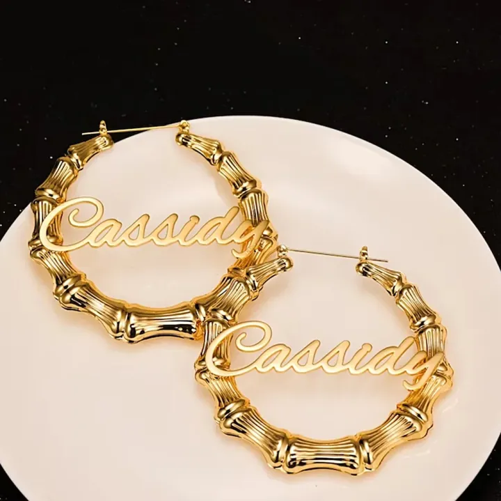 Bamboo%20Custom%20Name%20Earrings%2050mm%2080mm%20100mm%20Big%20Hoop%20Earrings%20for%20Women%20Gold%20Stainless%20Steel%20Jewelry%20Personalized%20Christmas%20Gift%20-%20Image%205