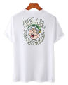 Pappy Relax Age's 20 Men's premium quality breathable  Dtf Half Sleeve round crew neck Black  organic regular fit shrink proof dtf graphic cotton T-shirt (Customizable). 