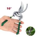 10 Inch Professional Garden Scissors Tree Branch Cutting Tools, Fruit Tree Pruning Shears Bonsai Pruners Grafting Cutter Garden Tools. 