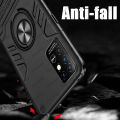 Auroras For Infinix Note 8 Cover Shockproof Rhinoceros Armor Case With Ring Magnetism Holder Cover For Infinix Note 8 Case. 