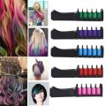 【Cathery Baby Store】New Hair Dye Hair Care Temporary Hair Dye Combs Permanent Hair Multicolor Chalk Powder With 5 Colors. 