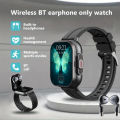 2024 New D8 Bluetooth headset smart watch two-in-one full-screen touch Bluetooth call heart rate blood oxygen bracelet headset. 