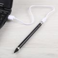 (New)Short Universal Rechargeable Capacitive Touch Screen Stylus Pen with 2.3mm Superfine Metal Nib, For iPhone, iPad, Samsung, and Other Capacitive Touch Screen Smartphones or Tablet PC.