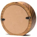 Wooden Desk & Table Analog Clock Made Of Pine(Dark). 