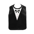 Waterproof oversized adult bag dining elderly bib all cotton drool towel double sided usable. 