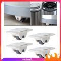 [SIMHOA2] 4PCS Adhesive Swivel Casters Cabinet Drawer Wheel Directional Roller Pulley. 