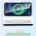 Intelligent Wireless Alarm Clock Charger Fast Temperaturetable Digital Clock LED Display Wireless Charger Watch Desk Clock.