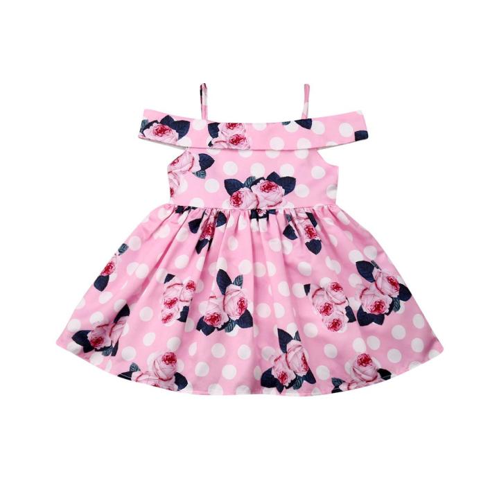 Baby%20Girl%20Floral%20Clothes%20Newborn%20Ruffle%20Short%20Sleeve%20Dress%20-%20Image%203