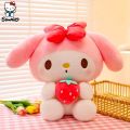 Kawaii Sanrio Plush Toys Dolls Cartoon Kuromi My Melody Strawberry Series Plushies Figure Children Cute Doll Birthday Gifts. 