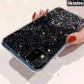 Phone Back Cover For Realme C20A Glitter Silicone Soft Phone Cases Starry Sky String Glitter Transparent Space Stars Moon Realme C20A case. 