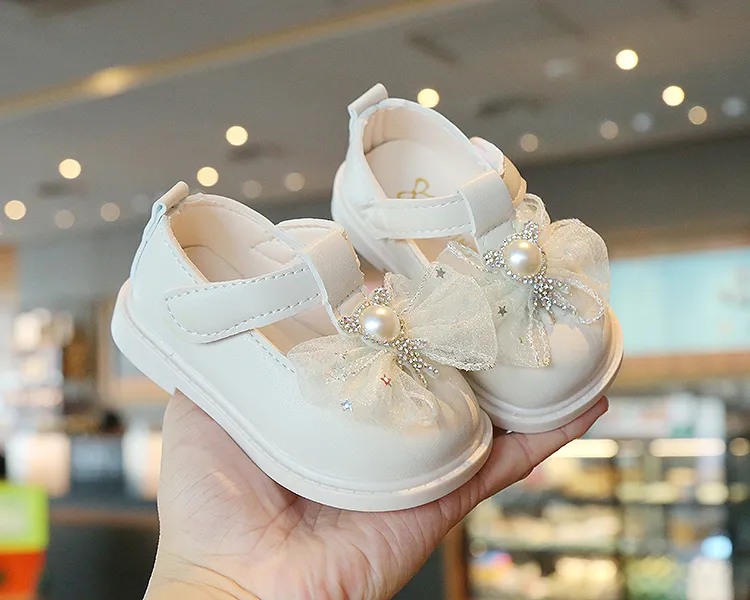 New one-year-old baby girl, princess shoes, autumn foreign