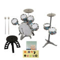 Kids Set Complete 7 Drums Kit Compact Beginner Kit With. 