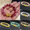 Pixiu Guardian Bracelet Bring Luck Wealth Beads Strand Bracelets Chinese Fengshui Wristband Unisex Lucky Wealthy Men Women.