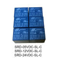 24V Relay DC-24V DC24V 10A 250VAC 5 Pin Coil SPDT Power Relays SRD-24VDC-SL-C PCB Mount Auto Universal Power Relay Switches DC 24V Relay.