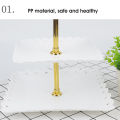 33x24.5cm(13x9``) Three-layer Cake Dessert Cookies Tray Wedding Birthday Party Decoration. 