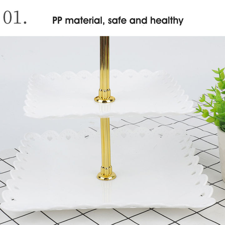 33x24.5cm(13x9%60%60)%20Three-layer%20Cake%20Dessert%20Cookies%20Tray%20Wedding%20Birthday%20Party%20Decoration%20-%20Image%204