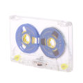 Cassette Blank Transparent Cassette Tape Shell Cases Plastics Reels Cassette (no Tape)recording audio tape Tetuo.